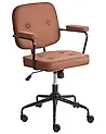 Desk Chair PAWNEE Fabric Golden Brown