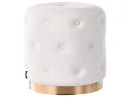 Puff CARROLLTON Bársony Törtfehér_1190362