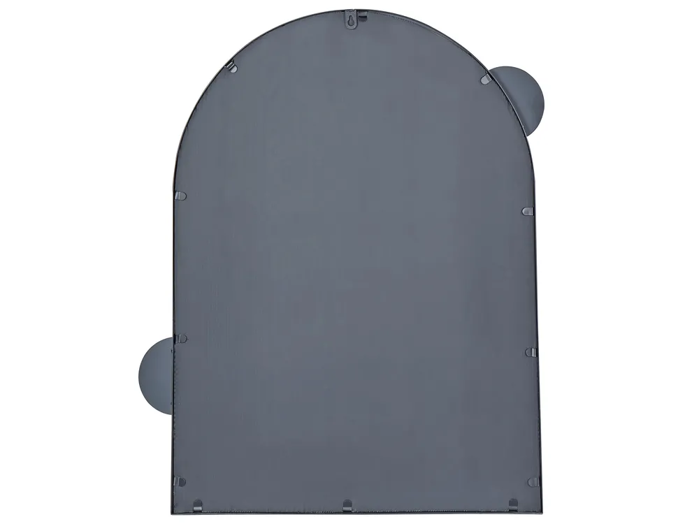 Specchio AULON 69 cm 80 cm Metallo Nero_900666