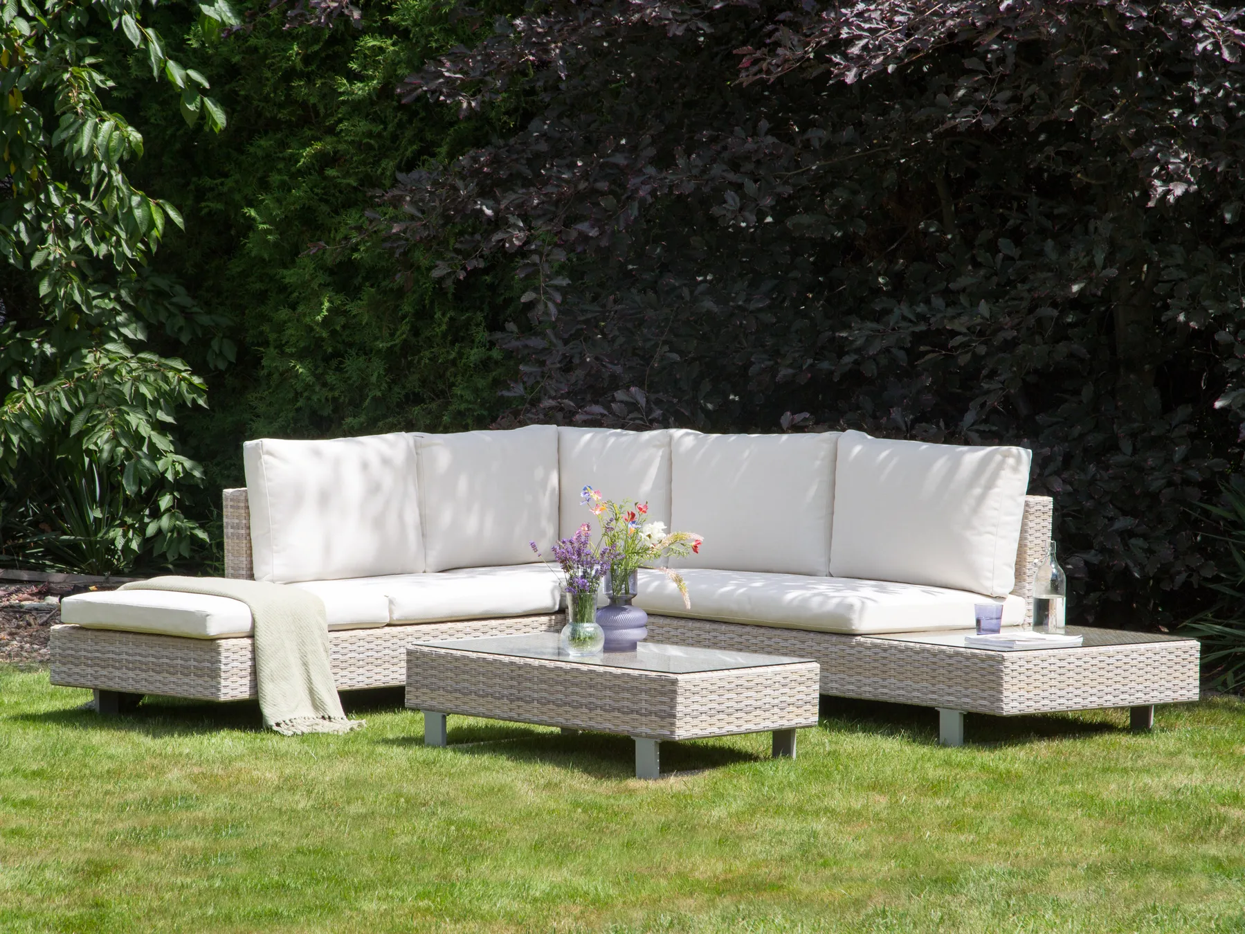 Outdoor Cushion Cover Set LANCIANO Off-White_927661