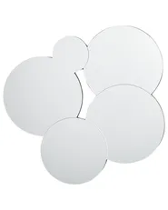 Specchio CLAIS 82 cm 80 cm Argento_947170