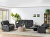 Sofa Set dunkelgrau 6-Sitzer manuell verstellbar BERGEN II_934060