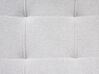 Fabric Storage Ottoman Off-White OREM _924270