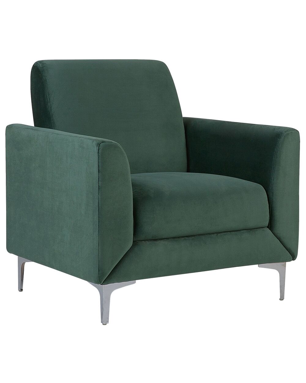 Velvet armchair green discount