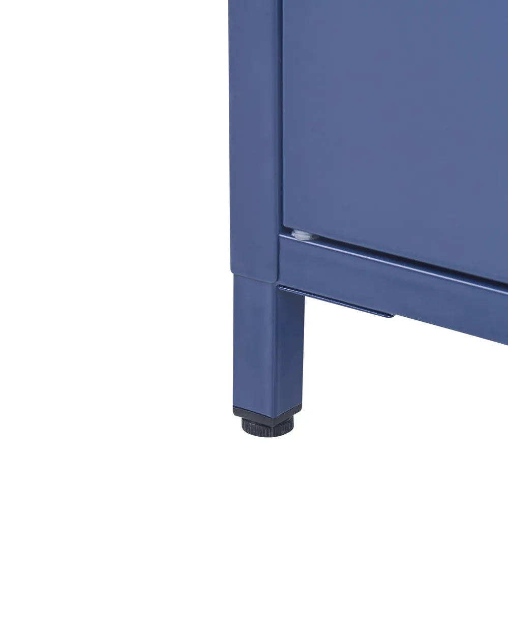 Storage Unit VARNA Metal Navy Blue - Beliani.co.uk