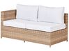 Loungeset 4-zits rotan wit AVOLA_929691