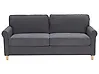 Sofa 3 Seater RONNEBY Velvet Dark Grey