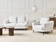 Sofa 2 Seater KJAER Fabric Off-White_1009482