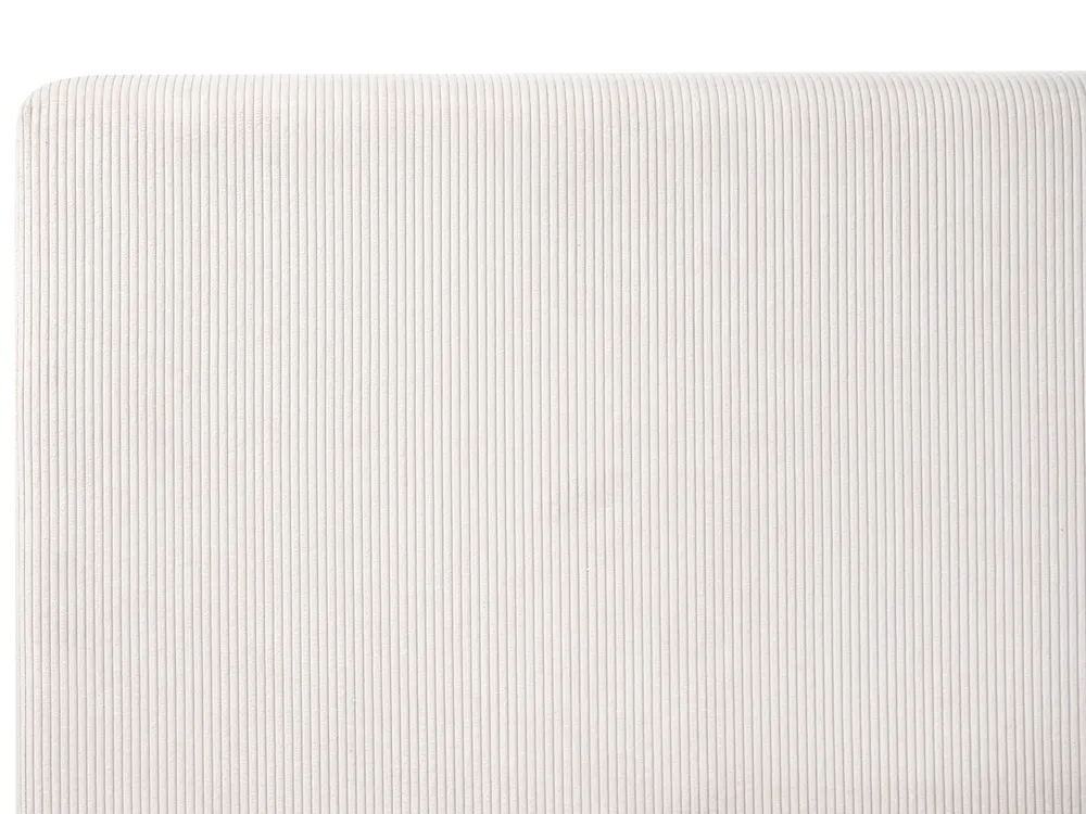 Ottoman Bed LILLEBONNE Corduroy Light Beige 140 x 200 cm (EU Double)_994002