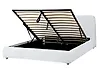 Ottoman Bed BLAGNAC Fabric Light Grey 160 x 200 cm (EU King Size)