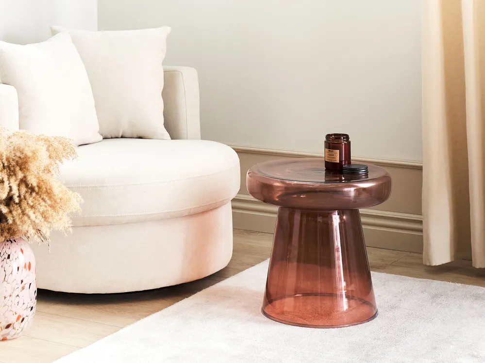 Tavolino CALDERA Vetro Rosso - Main Image