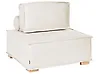 Sillón modular TIBRO Tela Blanco crema