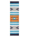 Cotton Kilim Runner Rug 80 x 300 cm Multicolour NORATUS_870110