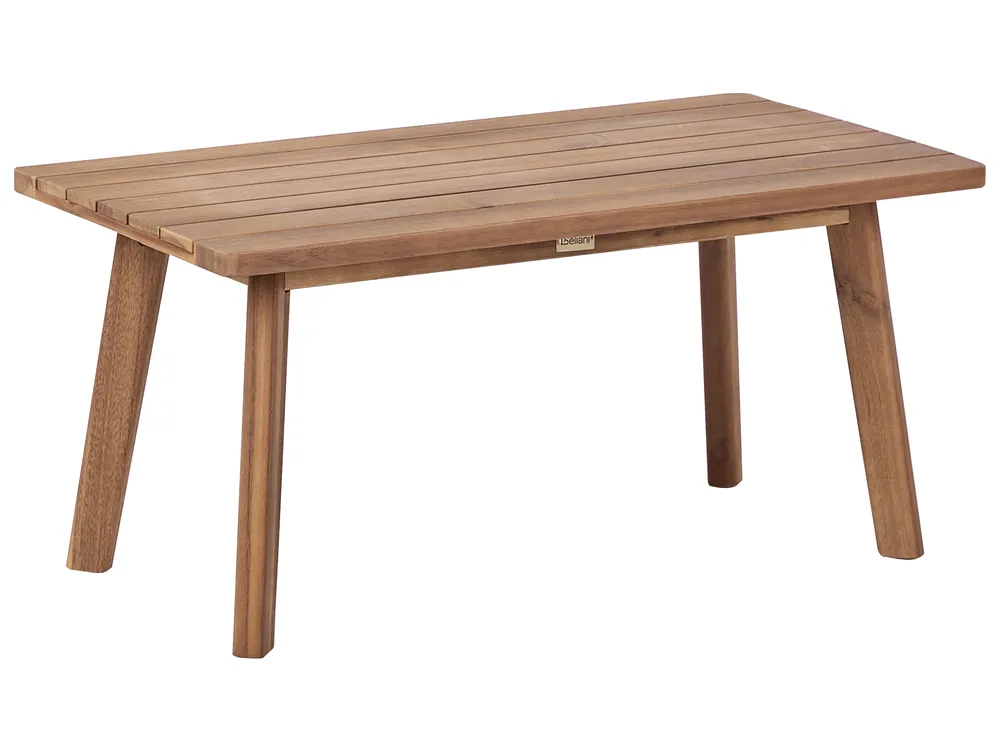 Set da giardino con tavolo 4 posti ARENELLA Legno di acacia certificato Beige chiaro_928382