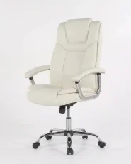 Silla ejecutiva ADVANCE Piel sintética Beige claro_1182674