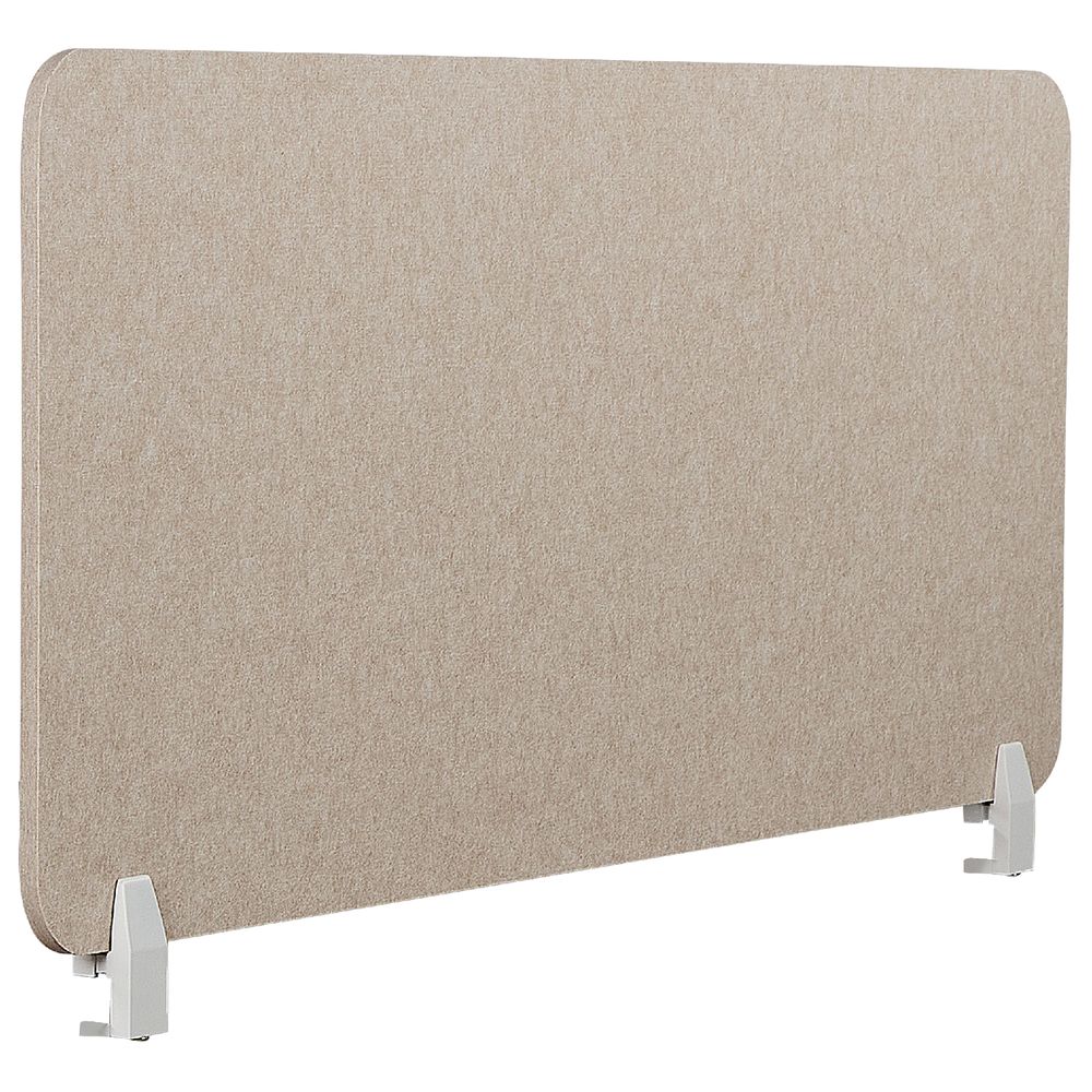 Schreibtischtrennwand SPLIT 120 x 50 cm Beige