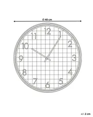 Wandklok CREUSE 40 cm Zwart_1151140