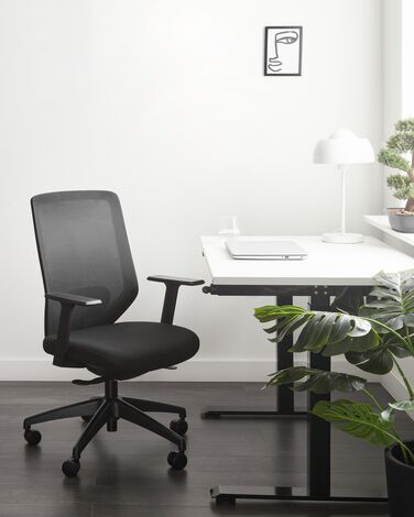 Swivel Office Chair Black VIRTUOSO 