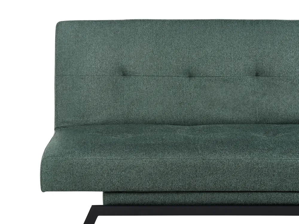 Sofa Bed 3 Seater LEEDS Fabric Green_923320