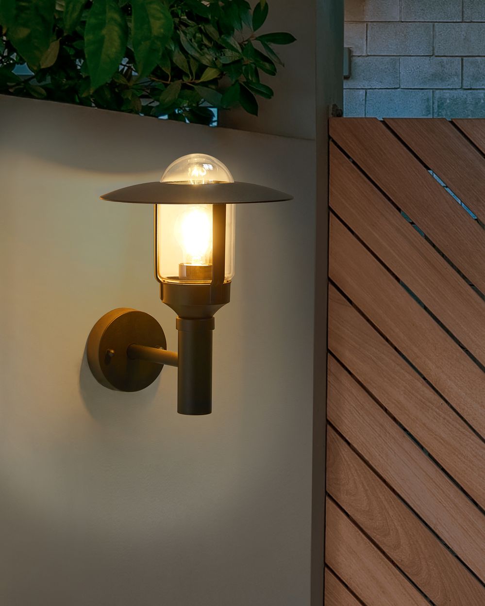Outdoor Wall Light TIZU Black