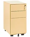 Storage Unit BOLSENA Metal Yellow