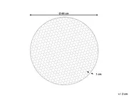Dekoracja ścienna CAMARATE Metal 60 cm Złoty_962817