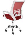Otočná kancelárska stolička červená SOLID_920048