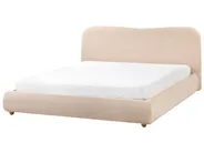 Ottoman Bed BLAGNAC Boucle Beige 180 x 200 cm (EU Super King)_960616