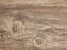 Schreibtisch heller Holzfarbton / weiss 120 x 60 cm 3 Schubladen HINTON_772793