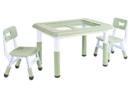 Mesa infantil com cadeiras BONDO Verde_1124388