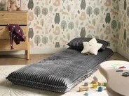 Single Sofa Bed LYSEKIL Corduroy Grey_1043376
