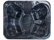 Outdoor Hot Tub with LED ARCELIA Grey_825053