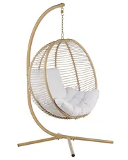 Hanging Chair with Stand ARCO Metal Beige_844244