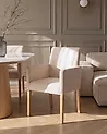Silla de comedor ROCKEFELLER Tela Beige