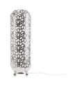 Moroccan Lantern Standing Lamp Silver VOLTA_877188