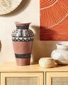 Terracotta Decorative Vase 40 cm Brown and Black SIAK_849787