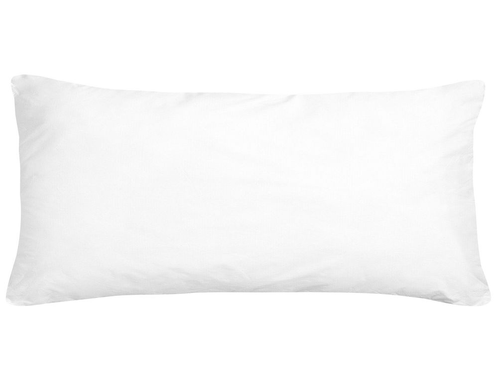 Bed Pillow ERRIGAL Low 40 x 80 cm Microfibre White