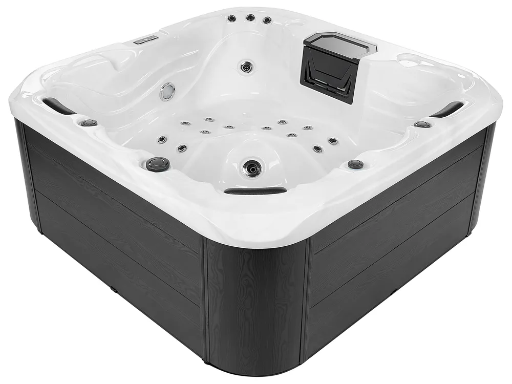 Outdoor Hot Tub with LED LASTARRIA White_877243