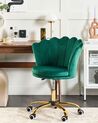 Velvet Desk Chair Green MONTICELLO II_851684