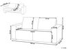 3 personers sofa m/elektrisk recliner off-white fløjl NUKARI_918720