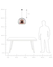Pendant Lamp LIRI Metal Copper_712248