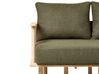 2-Sitzer Sofa Bouclé Stoff Dunkelgrün ASKER_932569