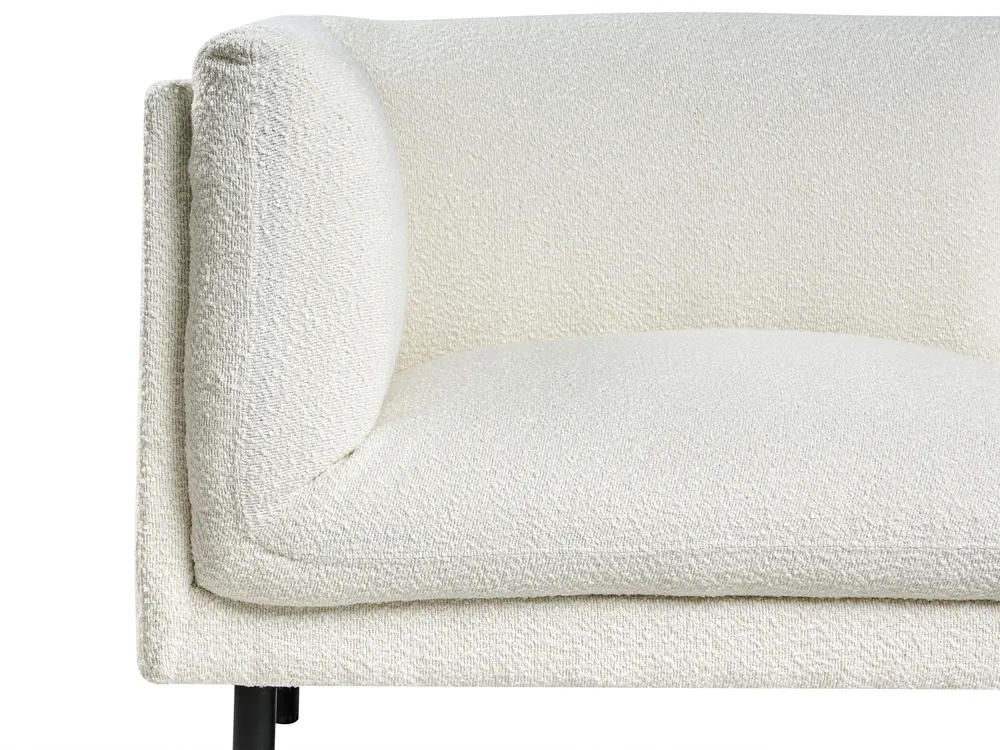 Sofa 3 Seater VORGOD Boucle Off-White_996648