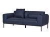 2-Sitzer Sofa Leinenoptik dunkelblau MALMOS_930900