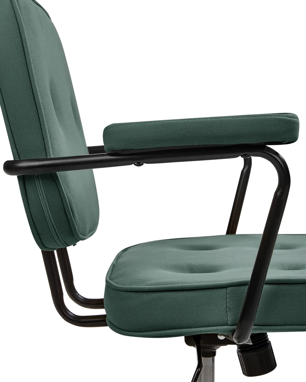 Sedia da scrivania PAWNEE Tessuto Verde scuro_851791