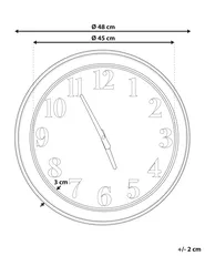 Zegar ścienny HORW 48 cm Metal Kolorowy_798201