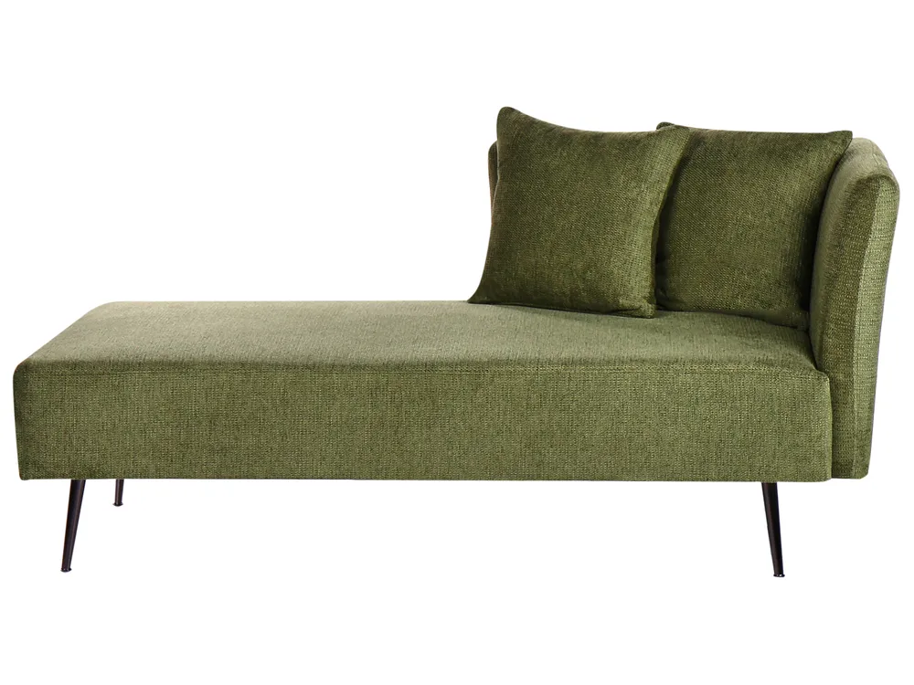 Rechtszijdige chaise longue RIOM Stof Groen