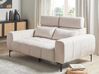 2 Seater Fabric Sofa Beige VEGAMO_924884