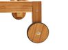 Espreguiçadeira em madeira de acácia clara BELLANO_922263