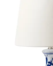 Table Lamp CARMEN Porcelain White/ Blue_961344